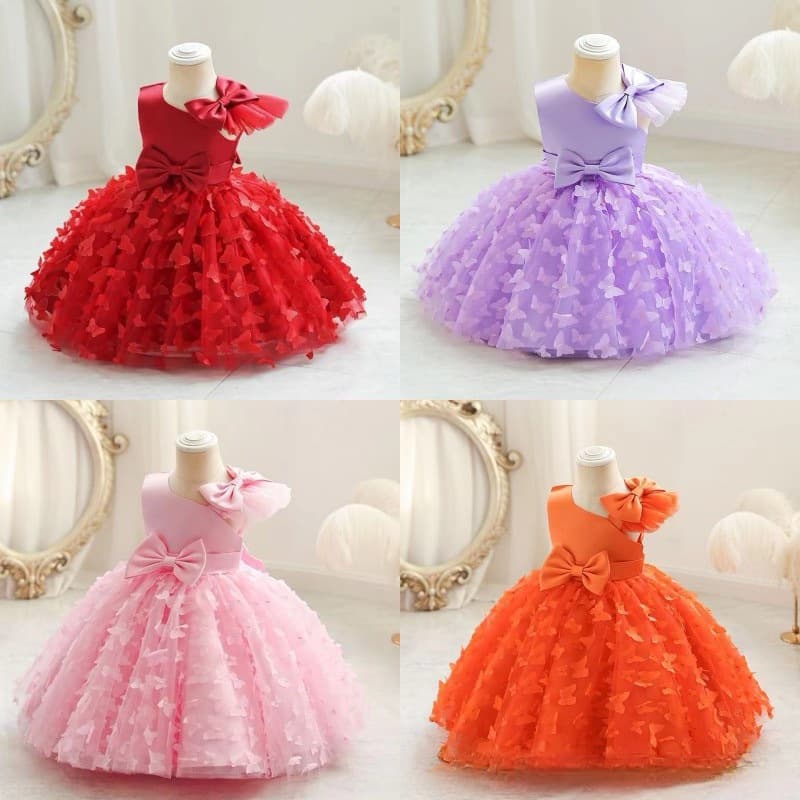 Cross-border Dopamine Colorful Girls Dress Sleeveless New Style Colorful dress for girls
