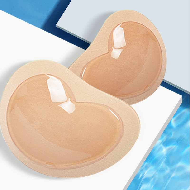 Silicone breast pads and breast stickers help to lift and enlarge small breasts, making them appear larger, and also provide support and protection against wardrobe malfunctions in bikinis and swimsuits. Thickened sponge inserts are also included.