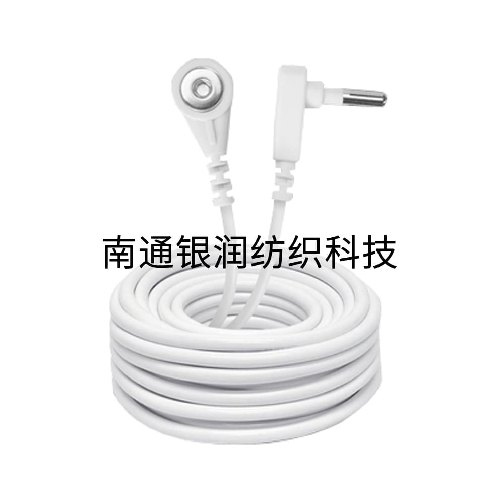 Cross-border grounding wire sheet, fitted sheet, mouse pad, good conductivity, wear-resistant, white, 4.5m straight grounding wire