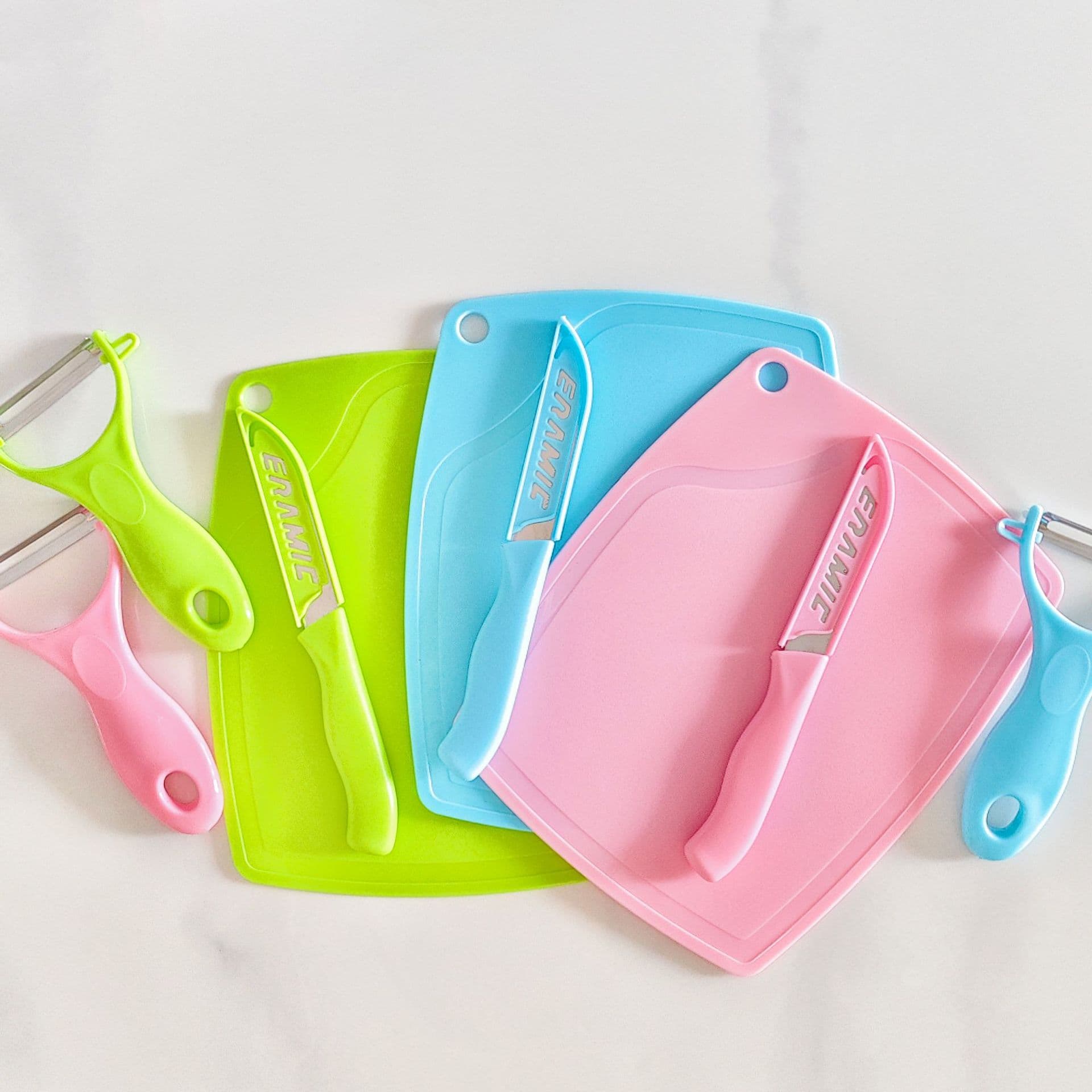 Stainless Steel Multifunctional Peeler Fruit Knife Cutting Board Baby Food Knife Peeling Knife Kitchen Tool Peeling Gadget
