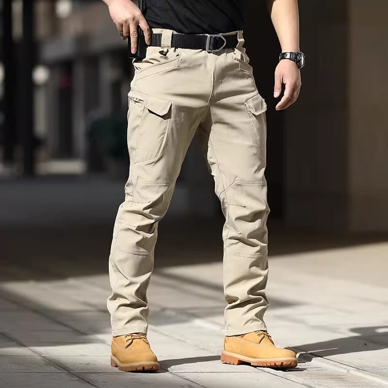 IX7 tactical pants camouflage training pants spring and autumn outdoor stretch overalls loose soft shell assault pants waterproof IX9