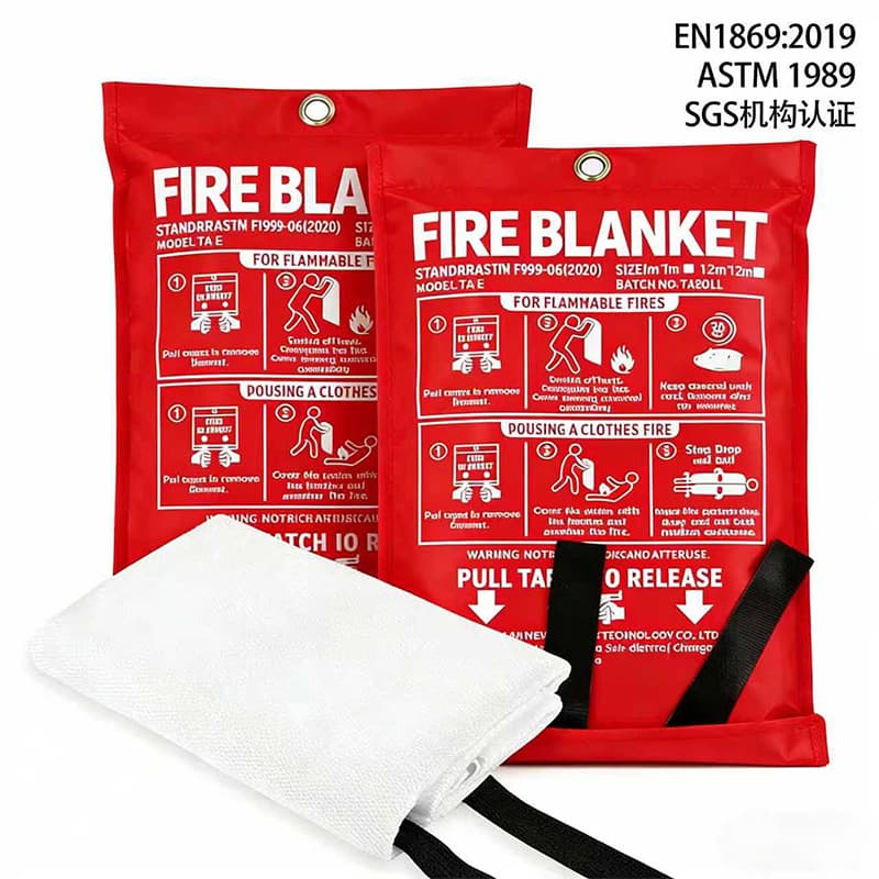 Amazon fire blanket, fire escape fiberglass, gas station kitchen, catering, fire hotel, flame-retardant fire blanket