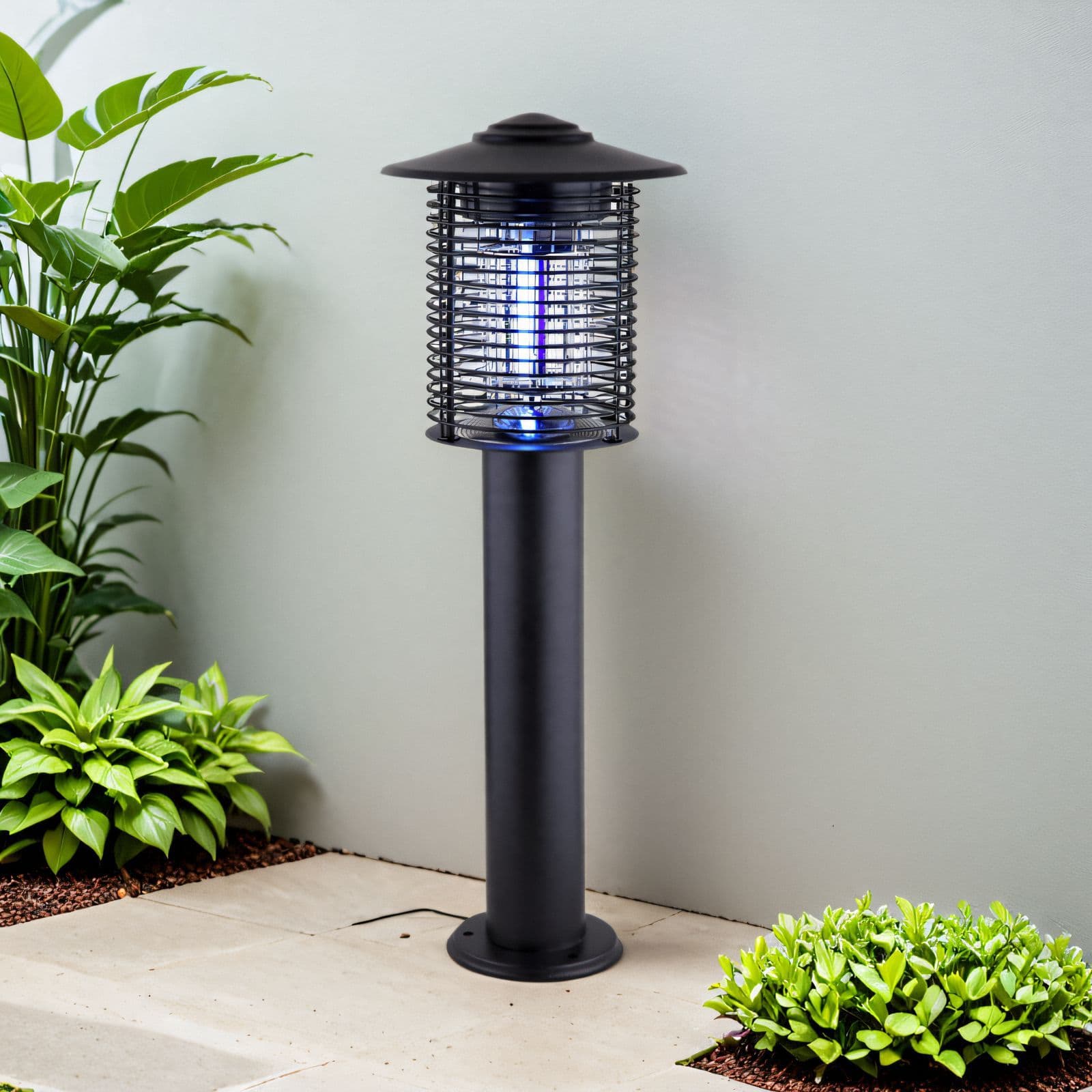 【】Outdoor Mosquito Lamp for Courtyard Garden Home Use, Waterproof Community Commercial Plug-in Efficient Mosquito Killer