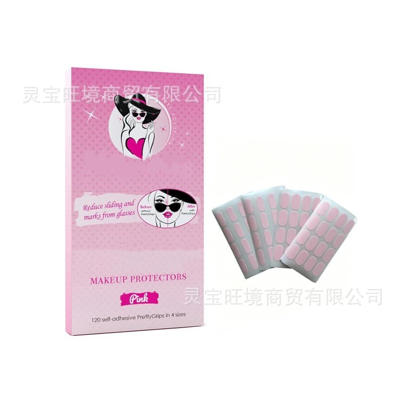 Makeup Protectors Glasses Nose Pads Thin and Lightweight Fit the Nose Bridge Prevents Makeup Smudging Compatible with Various Frames