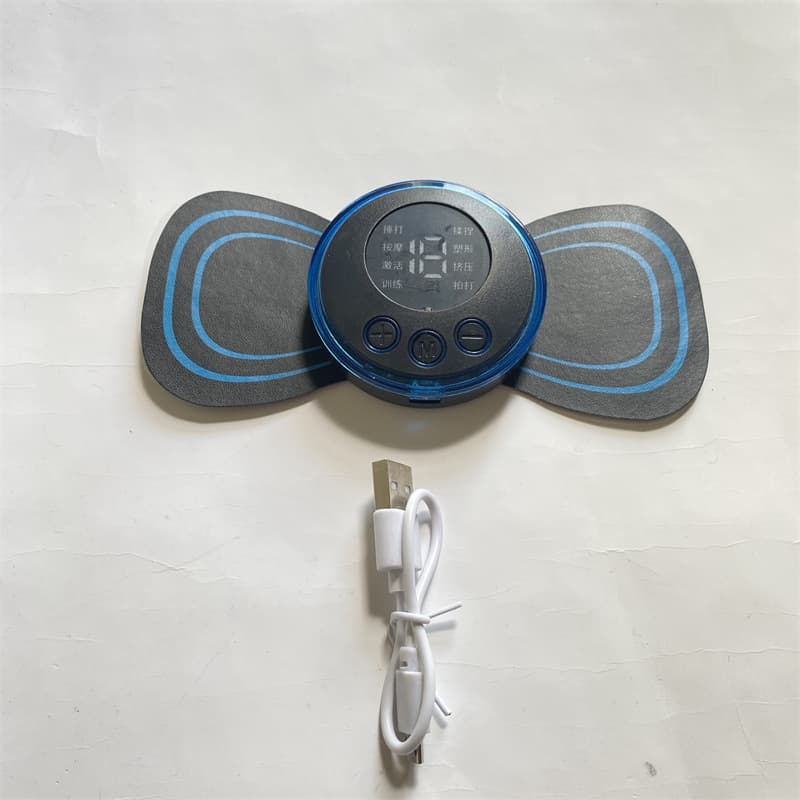 EMS Pulse Massage Mini Massager Portable Home Shoulder and Neck Massager for Upper Back and Cervical Spine Relief