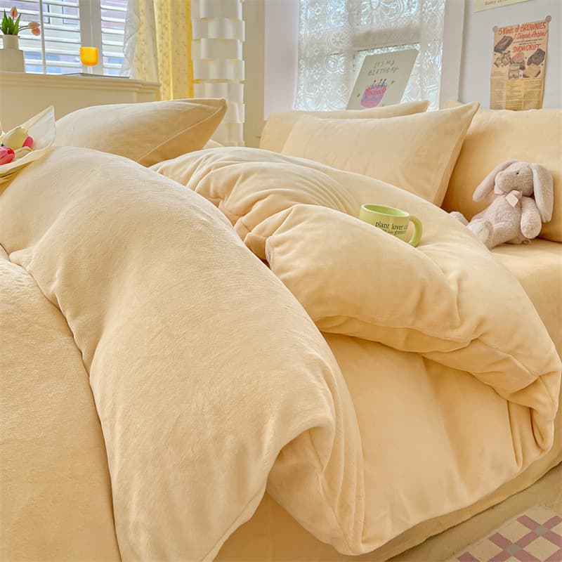 Milk Fleece Duvet Cover Single Piece Winter Thickened Coral Fleece Bed Cover Single Item Household Double Flannel Duvet Cover Wholesale