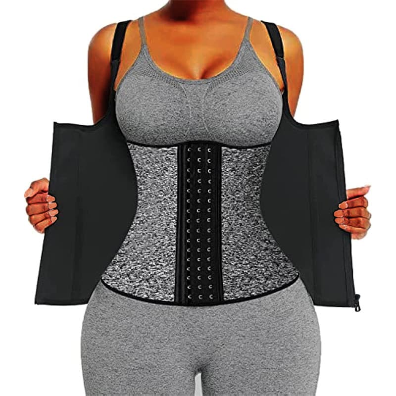 Adjustable Fitness Sports Women's Shapewear Underwear Sweat Absorbing Waist Trainer Abdomen Slimming Body Sculpting Clothes