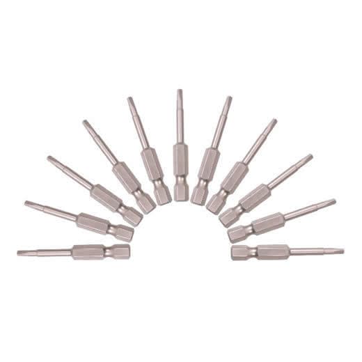 PowerLion triangular screwdriver bit, 50mm long, 1.8mm, 2.0mm, 2.3mm, screwdriver tip W4150A
