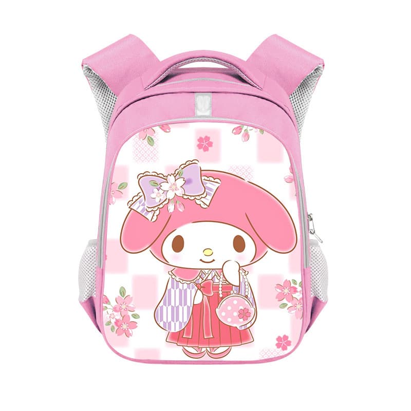 Sanrio Girls Backpack Kindergarten Student School Bag Cartoon Burden Reducing Polyester Backpack Hot Powerpuff Girls