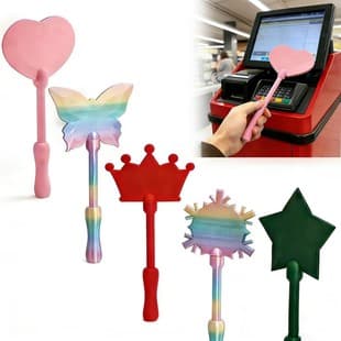 New Cross-Border 3D Printed Wand Tap to Pay Star Magic Wand Non-Contact Payment Clip
