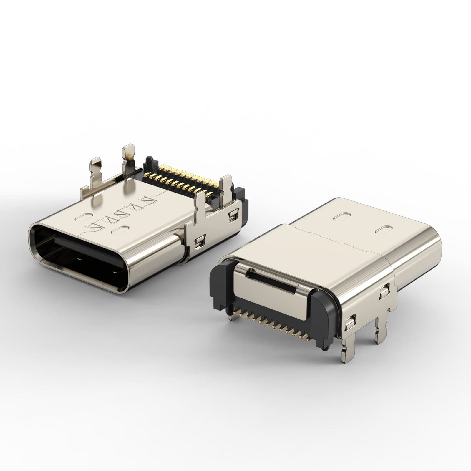 TYPE-C female connector, 24-pin, double-row surface mount, 24-pin extended double surface mount, 11.5mm.