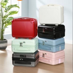 Wholesale 14 inch Cosmetic Case Carry-on Suitcase Small Travel Luggage Lightweight 14 inch Large Capacity Password Suitcase