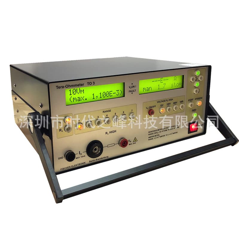 Fischer TO3 High Resistance Tester HP. FISCHER TO-3 Tera Ohm Meter Static Resistance