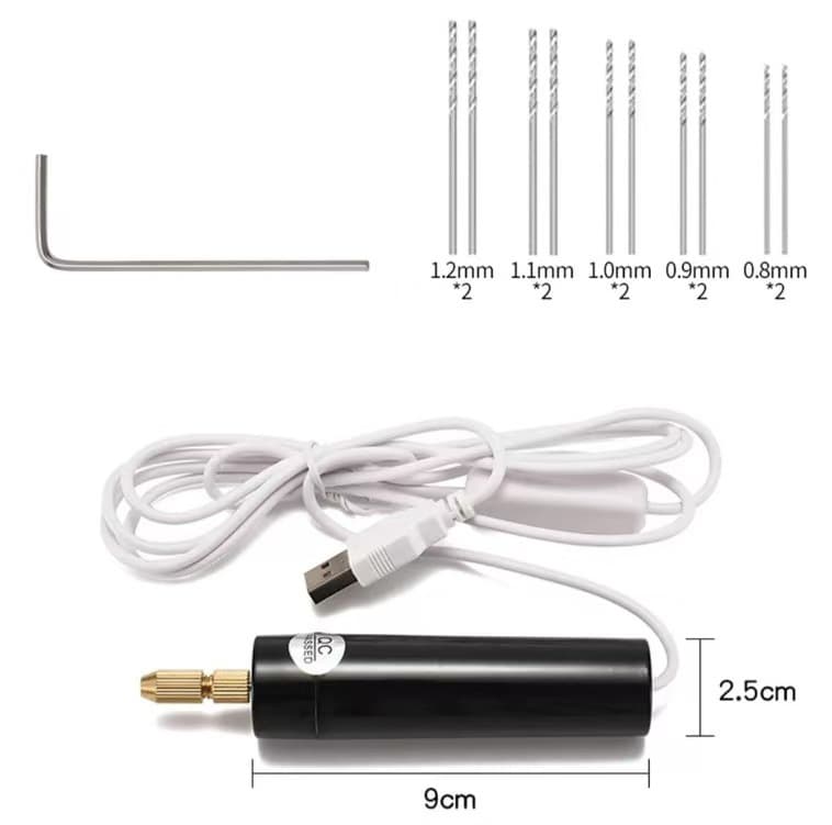 Mini Multi-Functional Electric Grinder, DIY Drilling Tool, Epoxy Mini Drill, CE Certified, Cross-Border