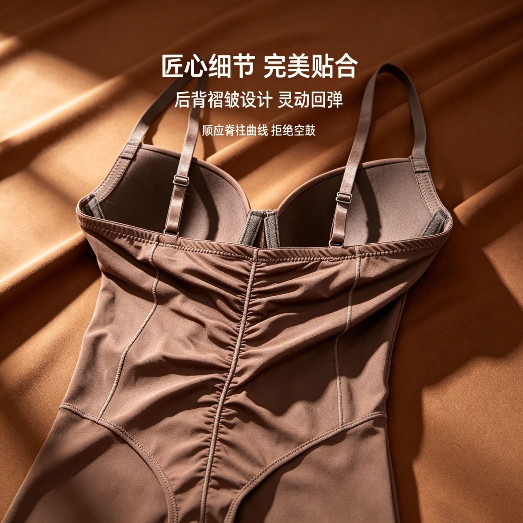 Cross-border Women's Body Shaper Bodysuit, Curve-Fitting Strappy Bodysuit for Outerwear or Layering