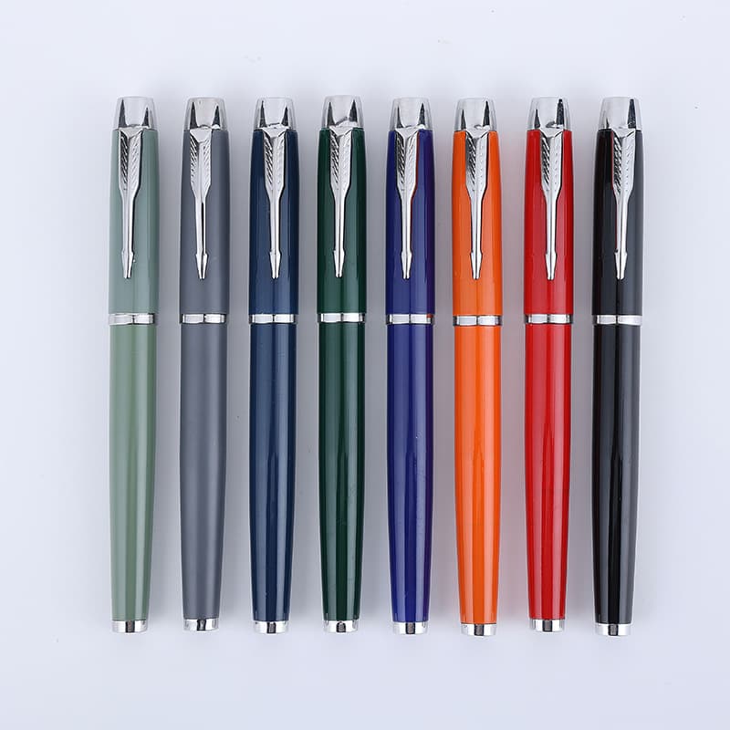 Business signature pen, metal rod, gel pen, water pen, ballpoint pen, gift pen, support engraving and custom logo