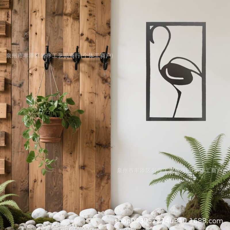 Cross-border Metal Wall Art Hanging Painting, Abstract Human Body Line Art, Indoor Background Wall Decoration