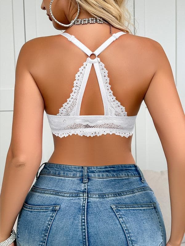 Sexy Lace Women's Underwear with Front Closure and Beautiful Back