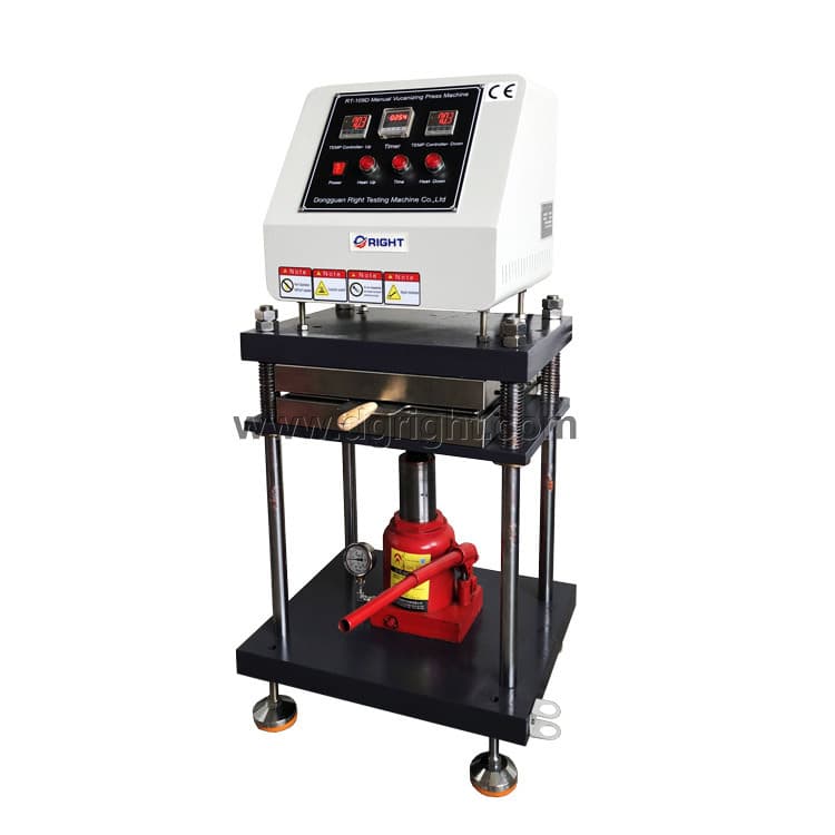 Manual Vulcanizing Molding Machine, Electric Hot Plate Vulcanizing Press, Small Laboratory Plate Press