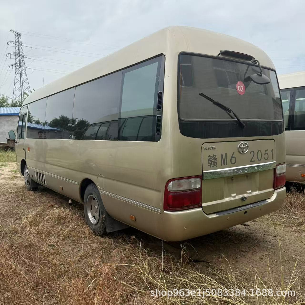 Foreign Trade Export Toyota Coaster 19-23 Seater Used Luxury Commuter Bus Euro III Emission Medium Bus