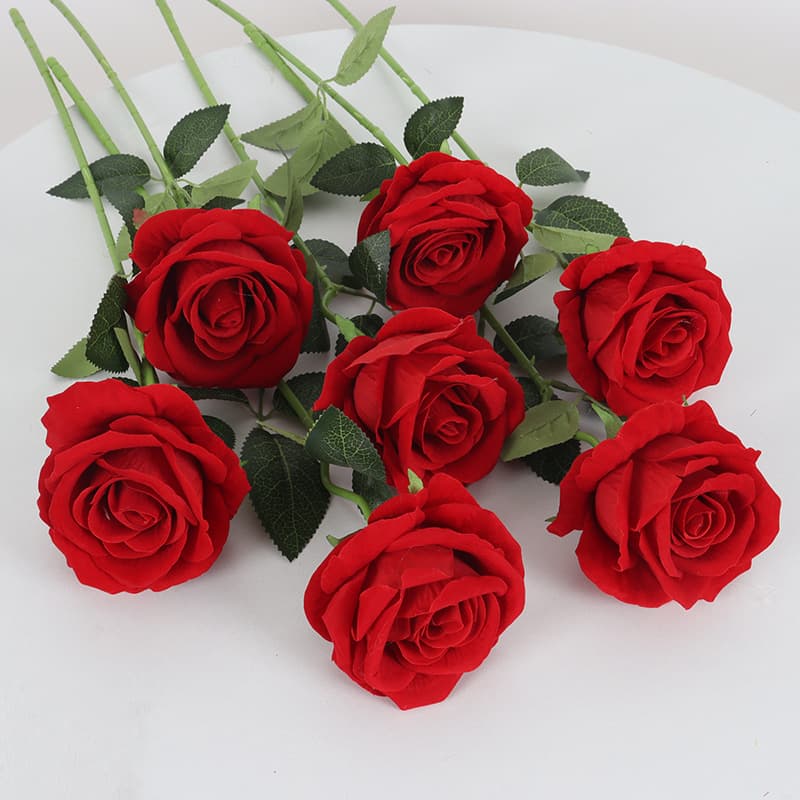 Simulated Velvet Rose Flower Wall Waterfall for Valentine's Day, Home, Wedding Decoration, Artificial Flowers