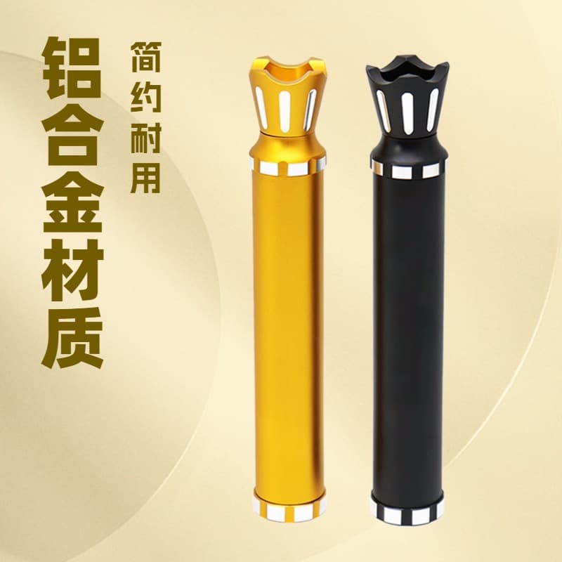 Metal Aluminum Alloy Minimalist Storage Tube Sealed Cigar Tool, Creative Smoking Accessory Cross-Border Hot Seller