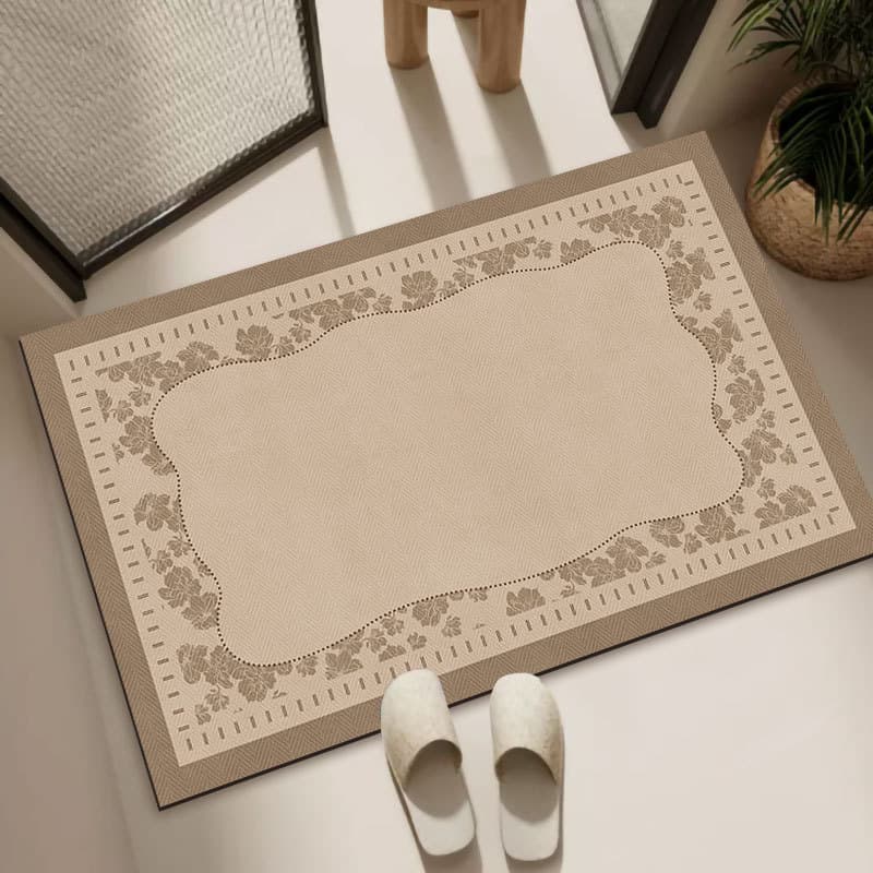 Bathroom Floor Mat Anti-Slip Water-Absorbent Foot Pad Toilet Doorway Quick-Dry Rug Diatomaceous Earth Wholesale Cross-Border Dropshipping