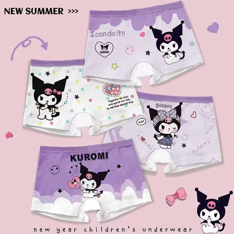 Cross-border girls' underwear milk silk Southeast Asia foreign trade middle and large children primary school students baby summer cartoon children's underwear