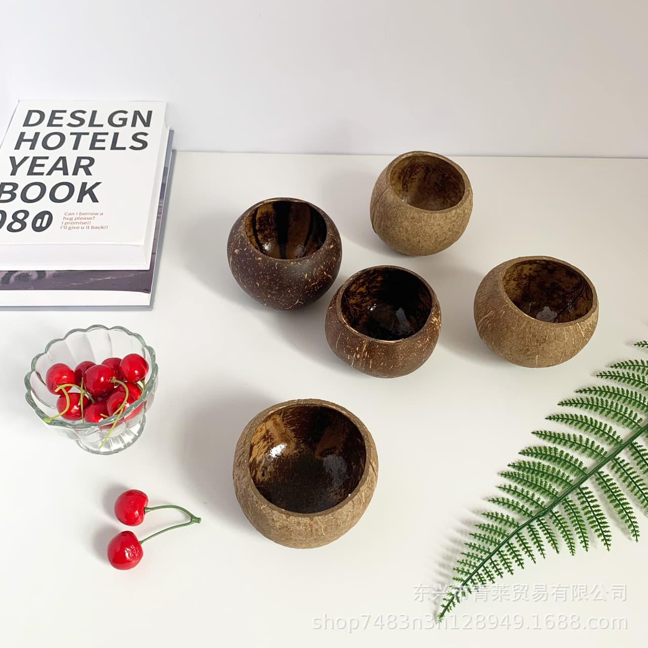 Wholesale Aroma Candle Coconut Shell Bowl Restaurant Creative Candle Ornament Modern Minimalist Dining Ambiance Candle Cup