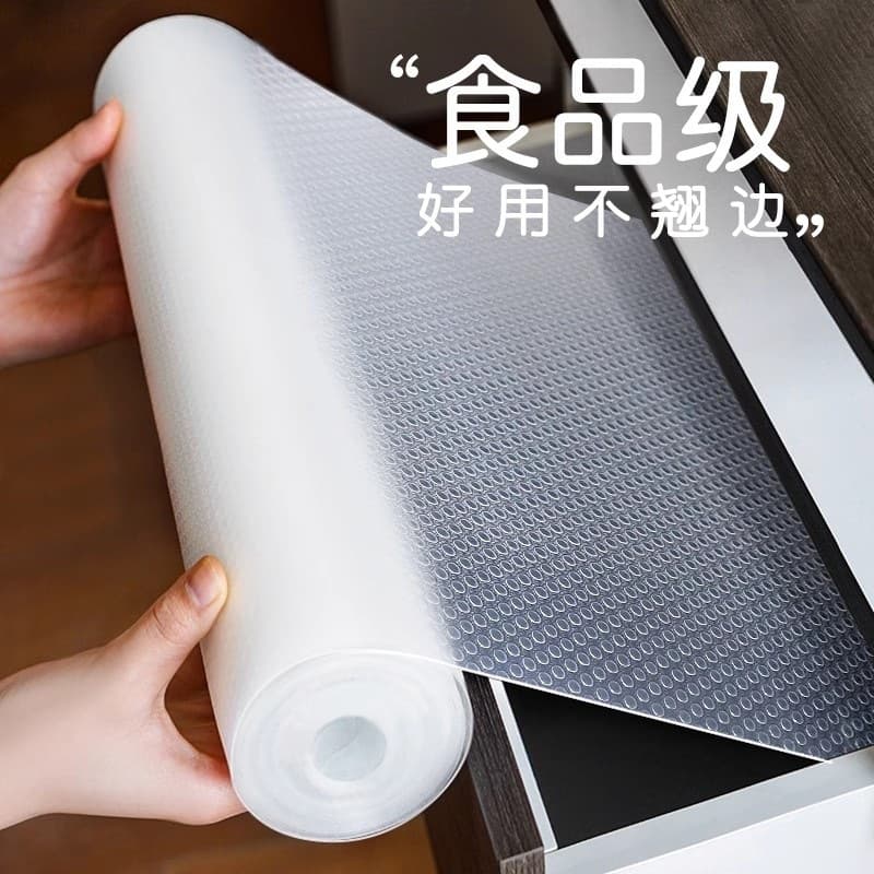 Food Grade Drawer Liner Paper, Non-Adhesive Cabinet Moisture-Proof Mat, Wardrobe Shoe Cabinet Anti-Mold Thickened Waterproof and Oil-Proof Desu