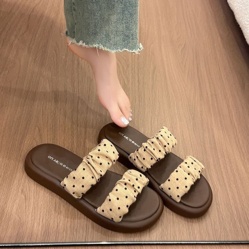 Thick Flat Sandals for Women Summer 2026 New Trendy Comfortable Beach Vacation Style