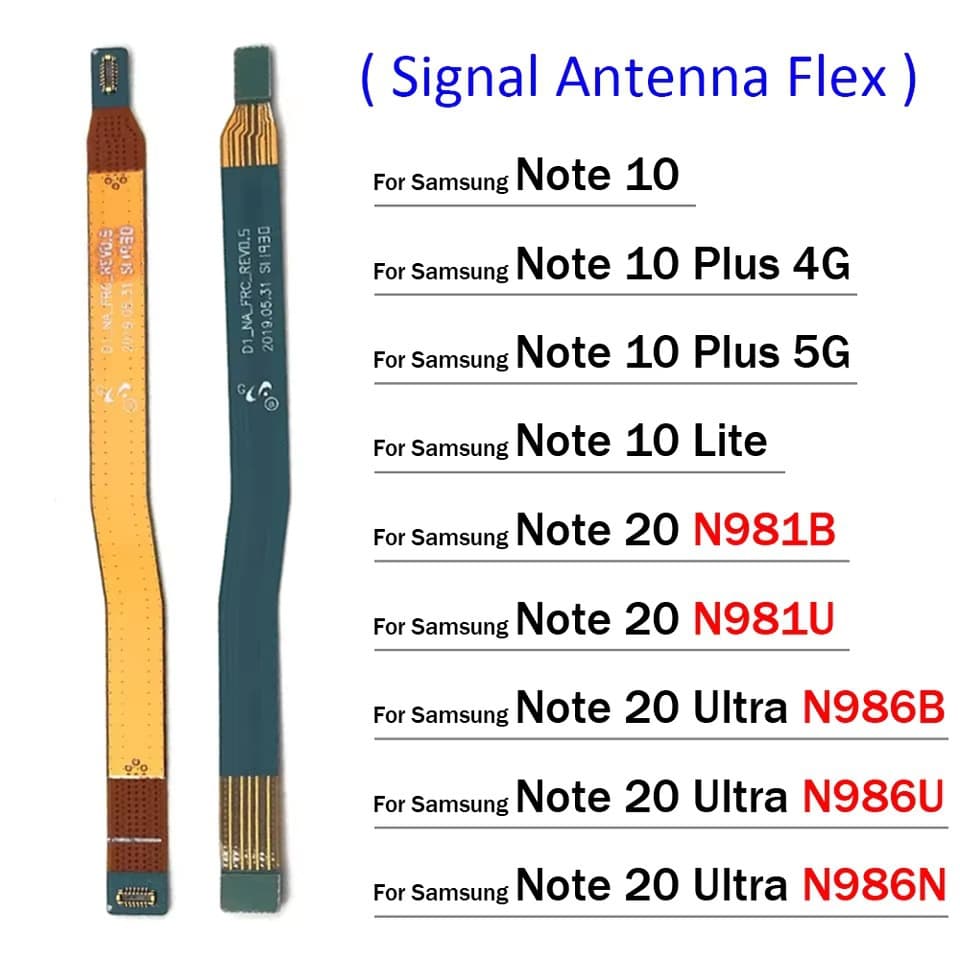 Motherboard flex cable for Samsung Note 10 Plus Lite, Note 20 Ultra signal display cable