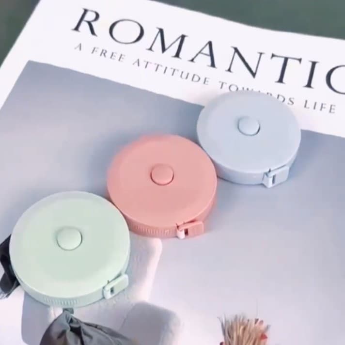 Cute Cartoon Automatic Retractable Small Tape Measure, Student Portable Round Measuring Ruler, Mini Multi-functional Soft Tape