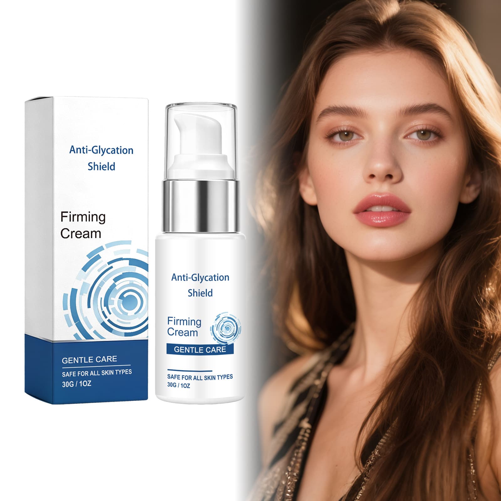 Rejuvenating Cream Mild ingredients care for facial skin, moisturizing, refreshing, and smooth daily massage skin care cream