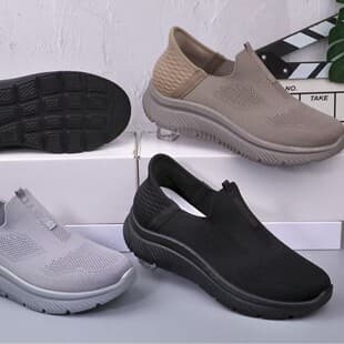 2026 Old Beijing Spring New Men's Sports Shoes, Flyknit Shoes, Breathable Casual Shoes, Export Shoes, High-Volume Shoes