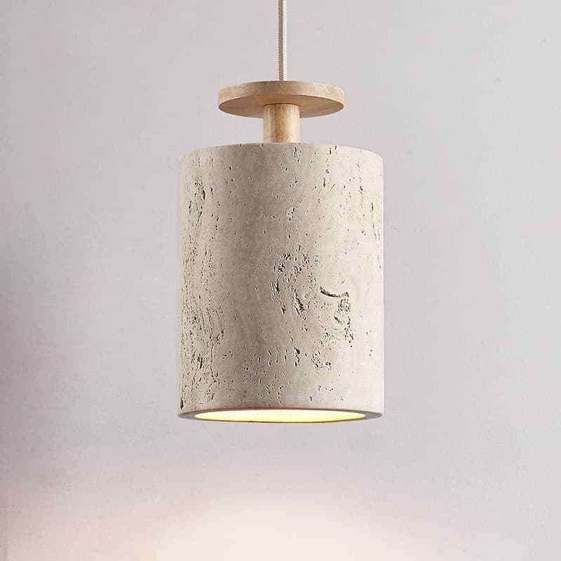 New cream style bedroom bedside chandelier wabi-sabi style retro medieval designer bar yellow travertine small chandelier