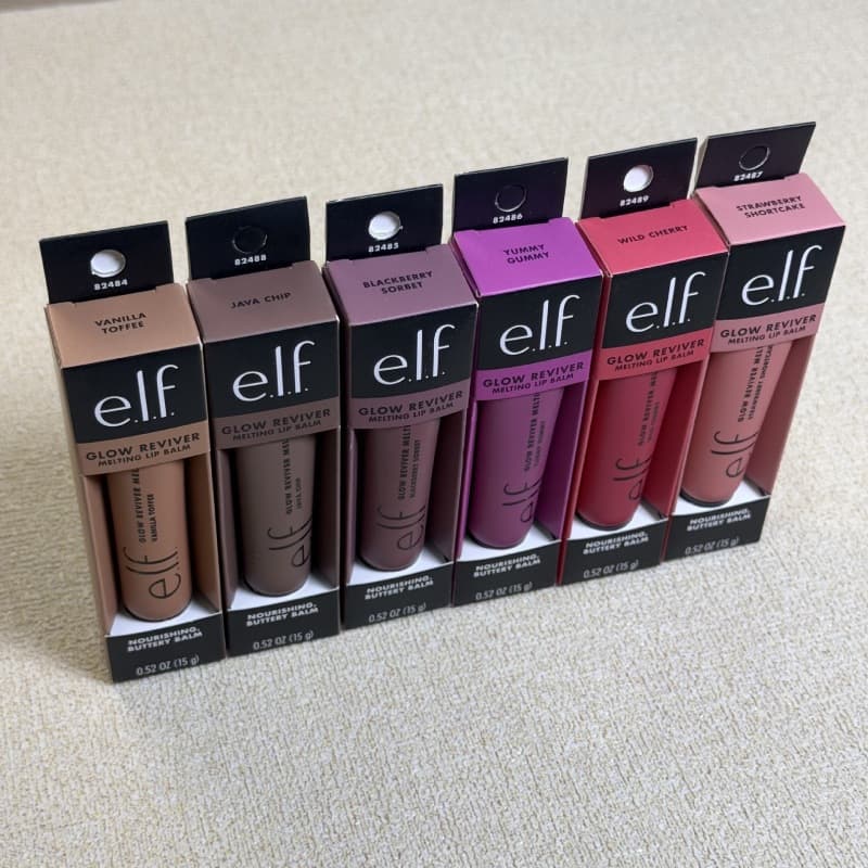 e.l.f Glow Reviver Melting Lip Balm Tinted Scented Lip Balm Lip Gloss