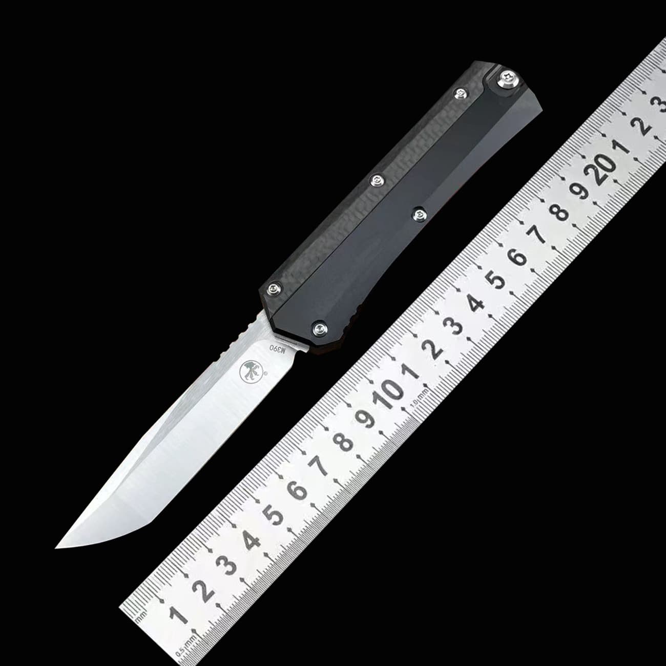 Micro-Tech Outdoor Folding Knife Camping Portable Small Knife Sharp Self-Defense Fruit Knife Survival Knife Mini Pocket Knife