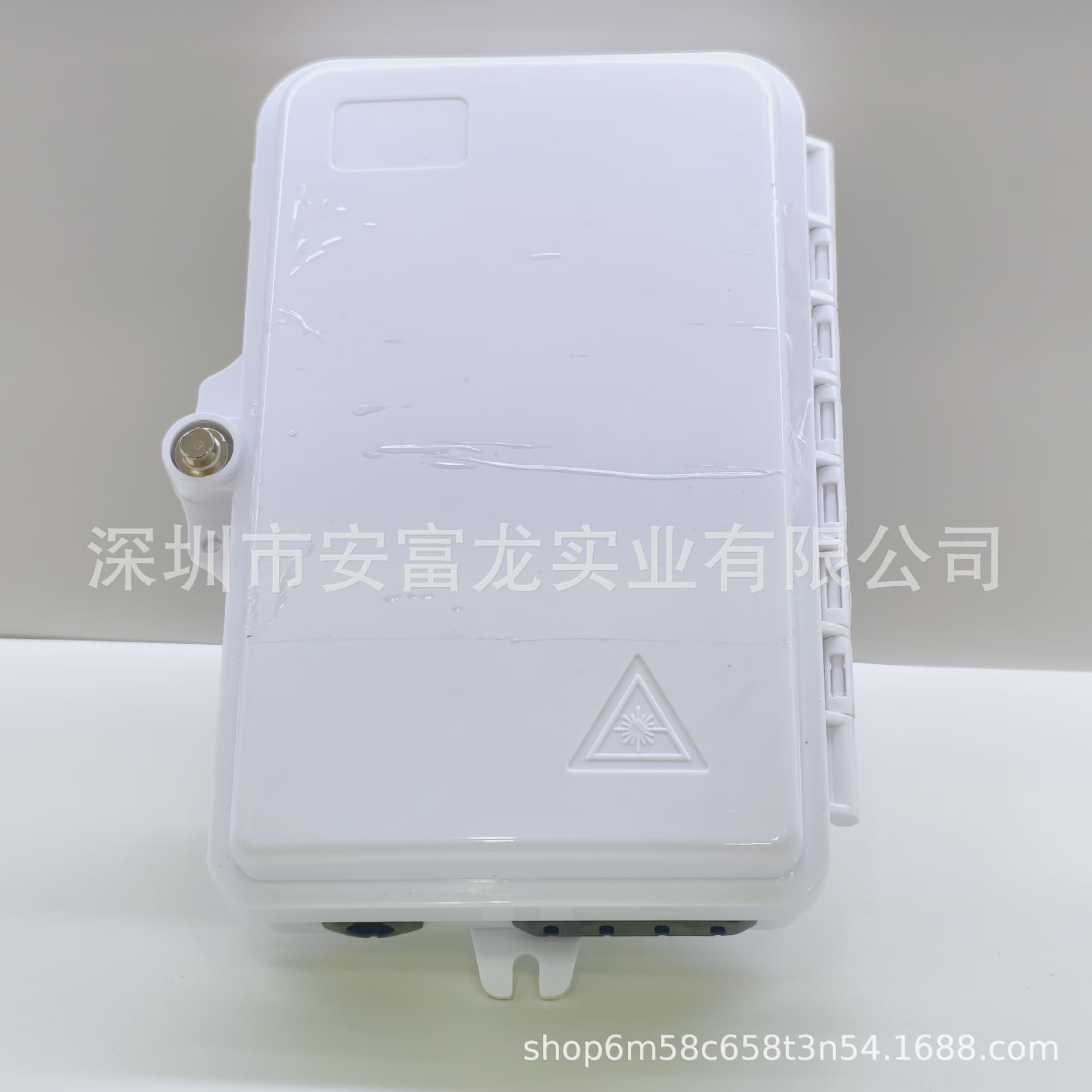 Outdoor waterproof 4/8-core small mini splitter box optical cable box wiring spliced fiber tray 4-port terminal box Gigabit bare fiber