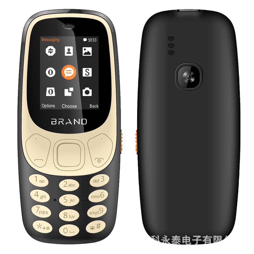 1.77-inch Color Screen Button Direct Board Functional Small Mobile Phone Cheap Senior Feature Phone 3G Dual SIM Cross-Border Outlet