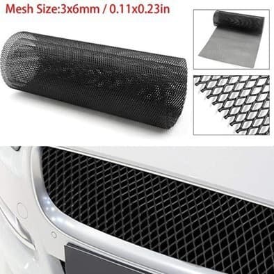Cross-border 100*33cm Diamond Hexagon Seagull Shape Universal Trimmable Modification Grille Aluminum Mesh Car Net