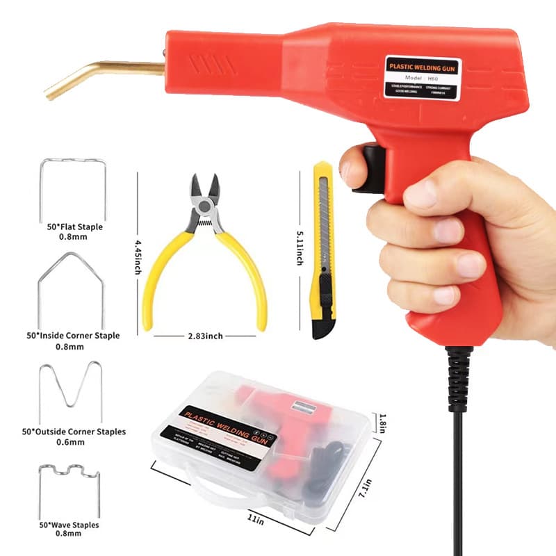 Car Bumper Repair Machine Plastic Bumper Repair Welding Gun Welding Nails Welding Rods Plastic Welder Hot Melt Tool