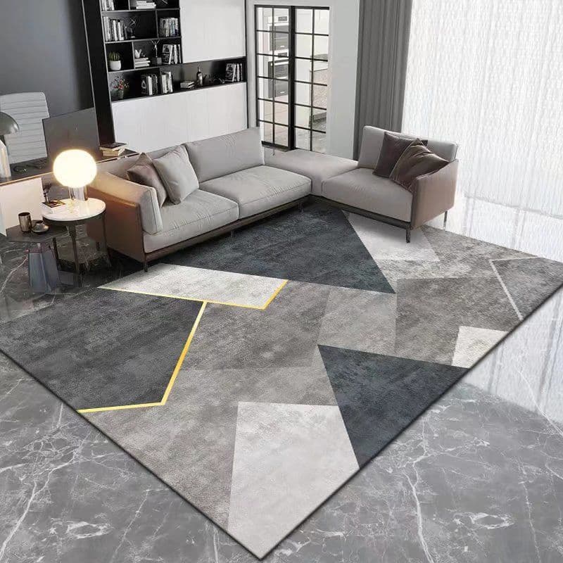 Nordic style living room carpet, bedroom full coverage, simple sofa bedside rug, coffee table mat, home anti-slip floor mat