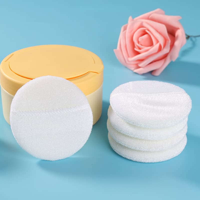 Baby Powder Puff Glove Soft and Skin-Friendly Baby Powder Puff for Prickly Heat Powder Source Factory