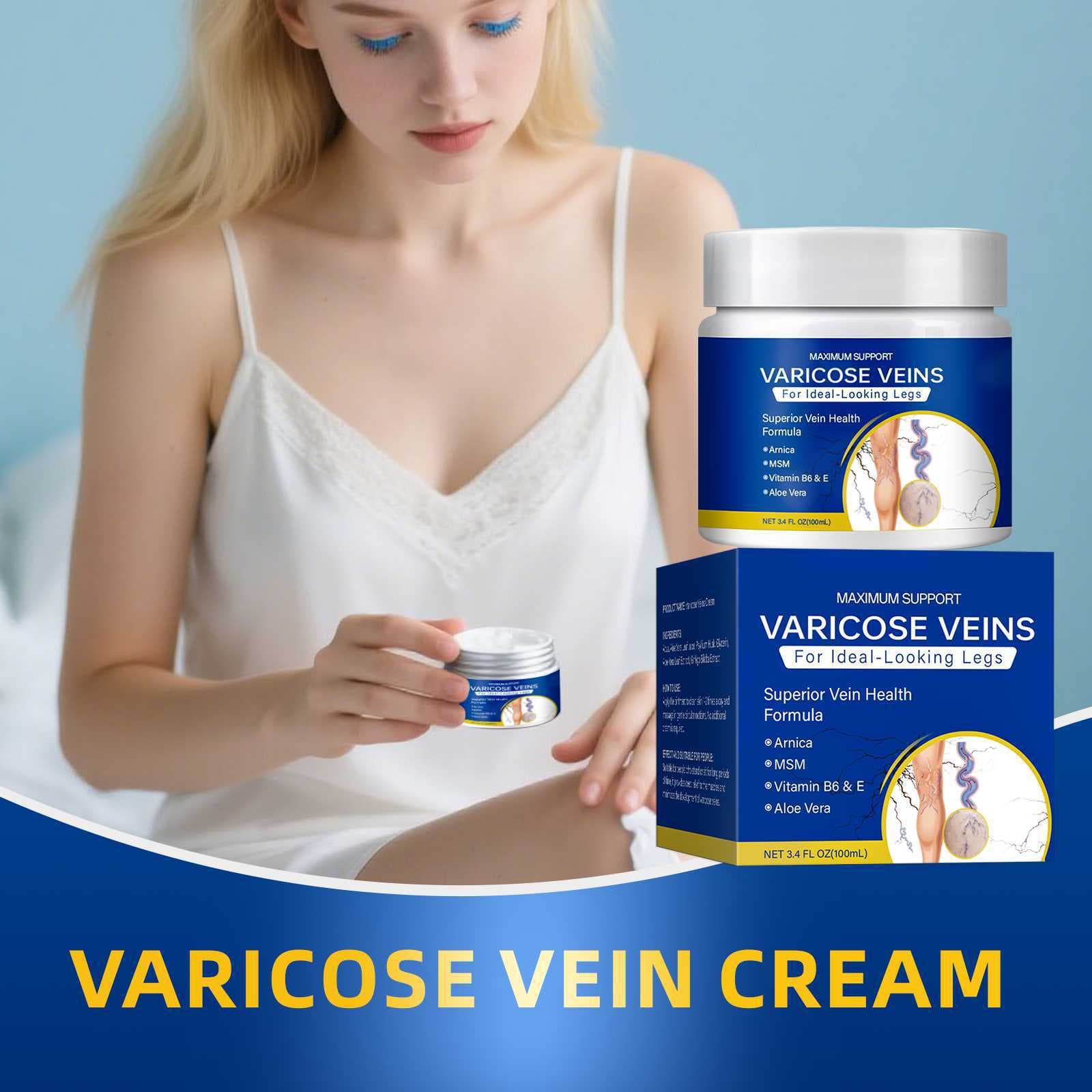 Cross-border Unlabeled Vein Repair Cream Soothing Body Meridian Dredging Leg Vein Relaxation Care Cream 100ml