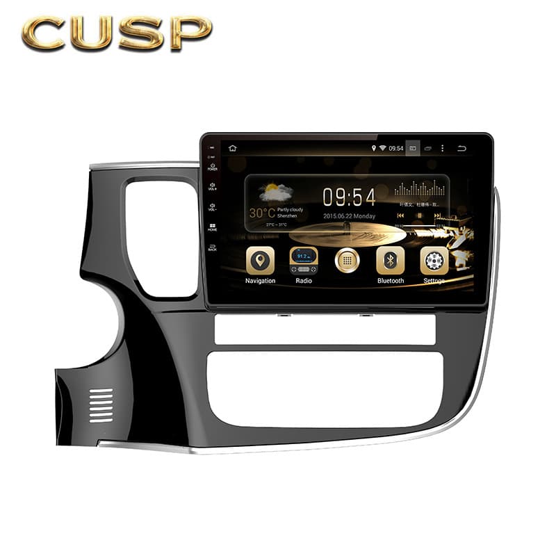Suitable for Mitsubishi Outlander 2014-HD central control screen navigation all-in-one multi-function steering wheel control