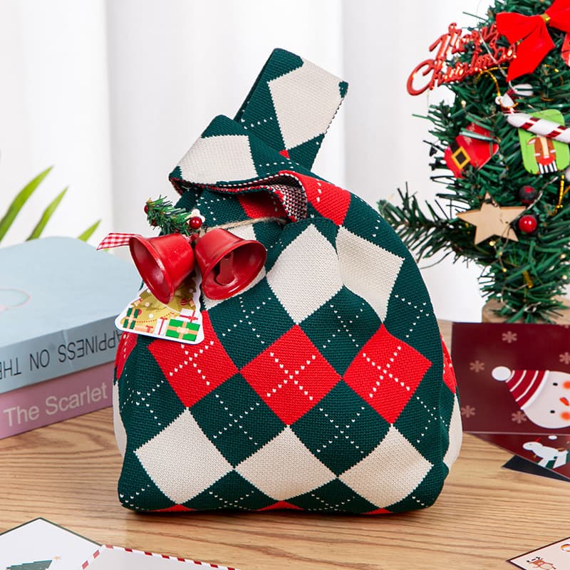 Christmas Gift Bag Holiday Candy Bag Christmas Eve Small Gift Employee Christmas Scarf Souvenir