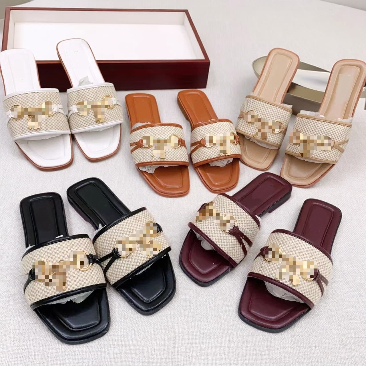 2025 African Foreign Trade G Flat Sandals Slippers Women African
