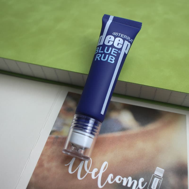 Empty Portable Sample Tubes Suitable for doTERRA Soothing Cream, Deep Blue Rub Cream Massage Tubes