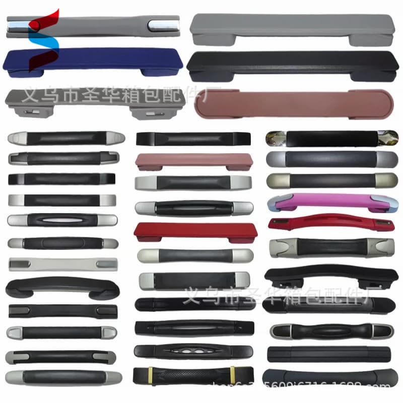 Wholesale Luggage Accessories Handle Aluminum Frame Suitcase Handle Zinc Alloy Luggage Handle
